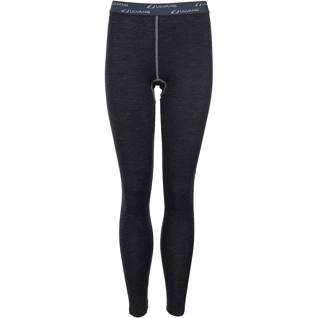 Ulvang Rav 100% pant Jr uldunderbukser - Black/Granite/High Rise - 152/12år - Uldundertøj til børn