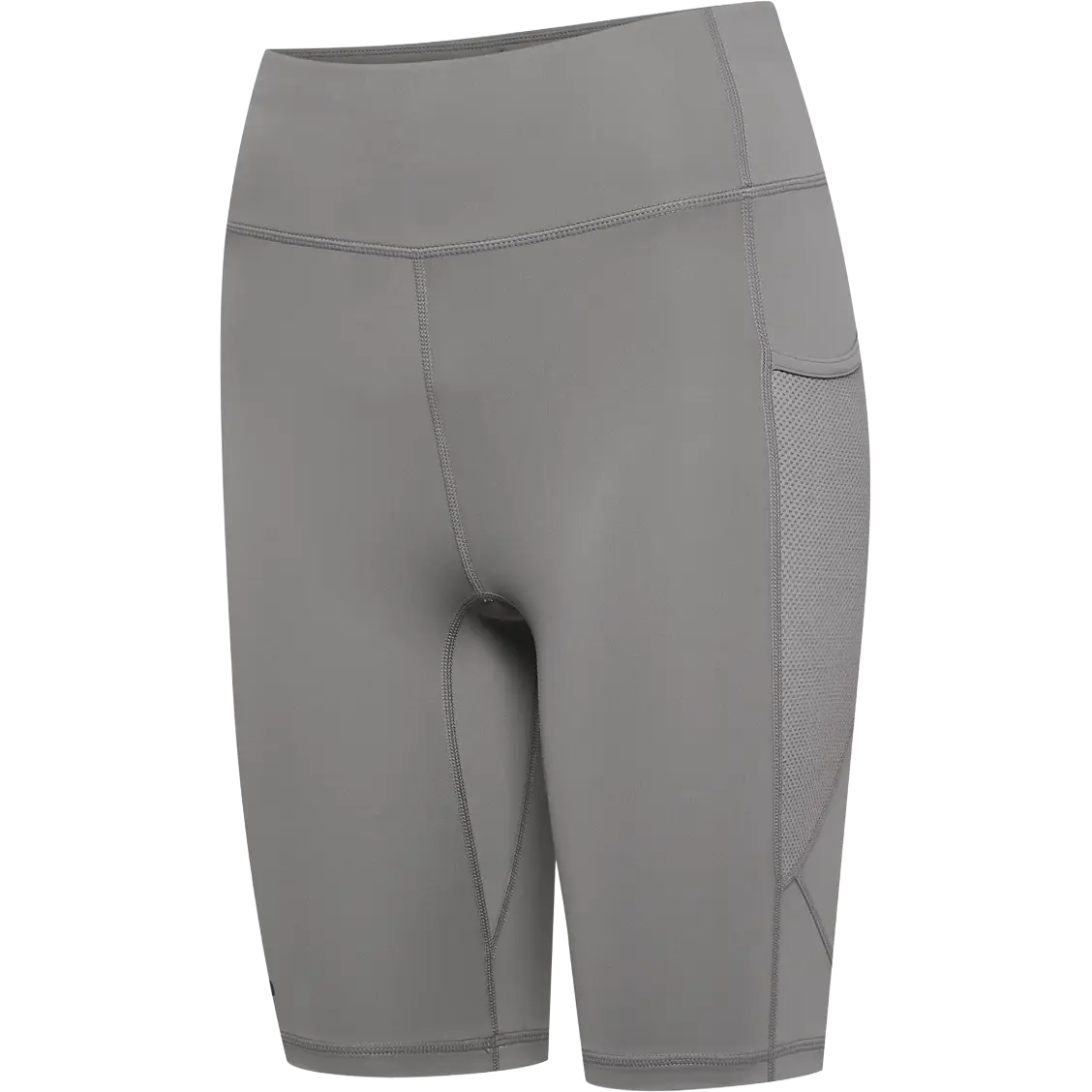 Newline Race High Waist Pocket Short Tights Wome - Titanium - Løbeshorts