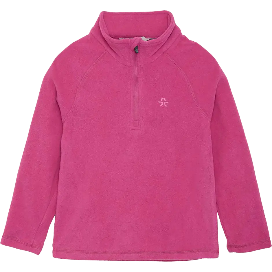 Color Kids Fleece Pulli - Festival Fuchsia - 164 - Fleecetrøjer til børn