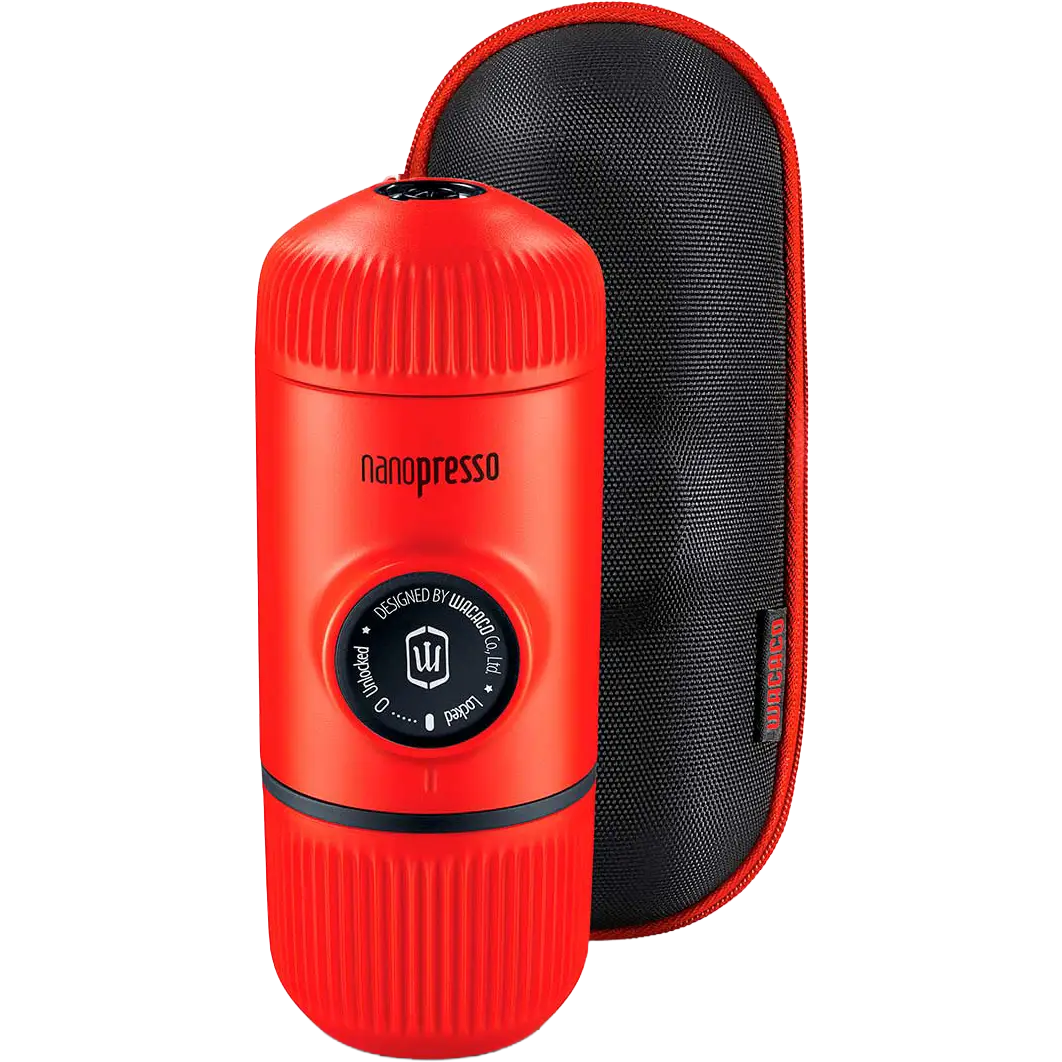 Wacaco Nanopresso Espressobrygger + Case - Lava Red - One size - Køkkenudstyr