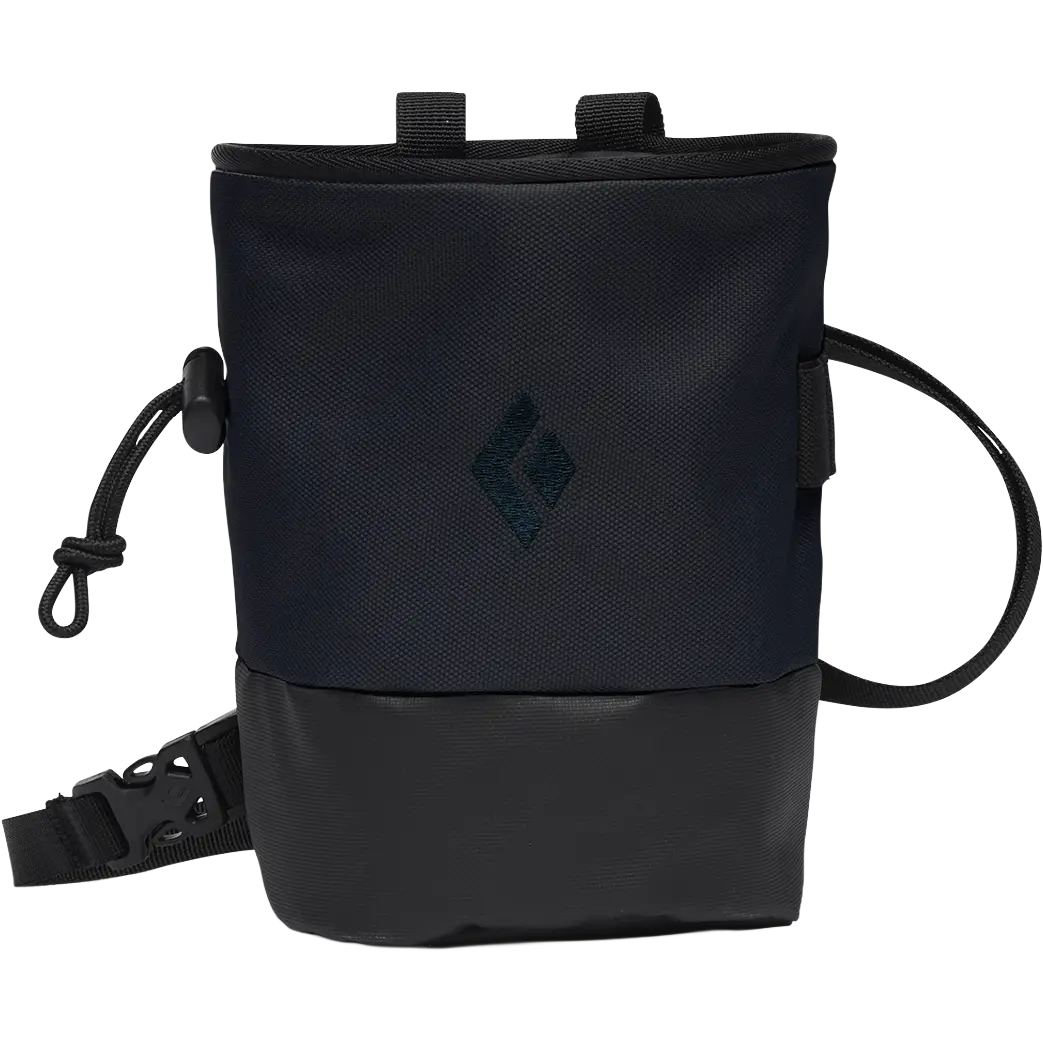 Black Diamond Mojo Zip Chalk Bag - Carbon - M/L - Klatreudstyr
