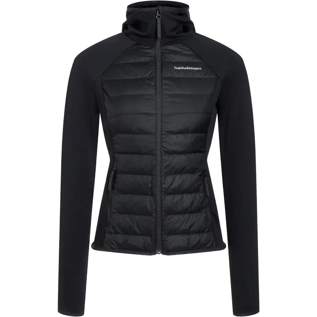 Down Hybrid Hood Jacket Women damjacka