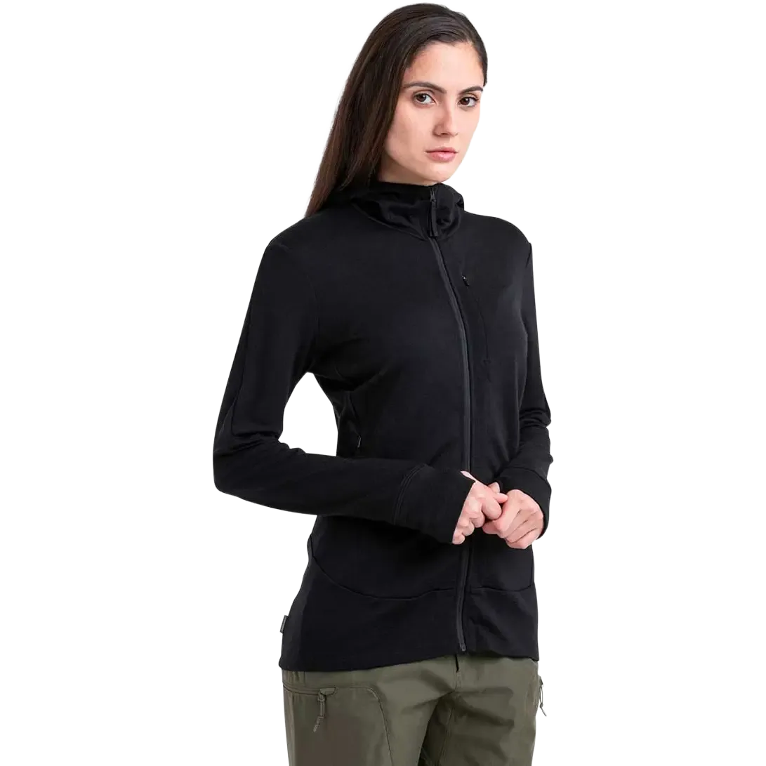 Quantum IV LS Zip Hood Women uldtrøje
