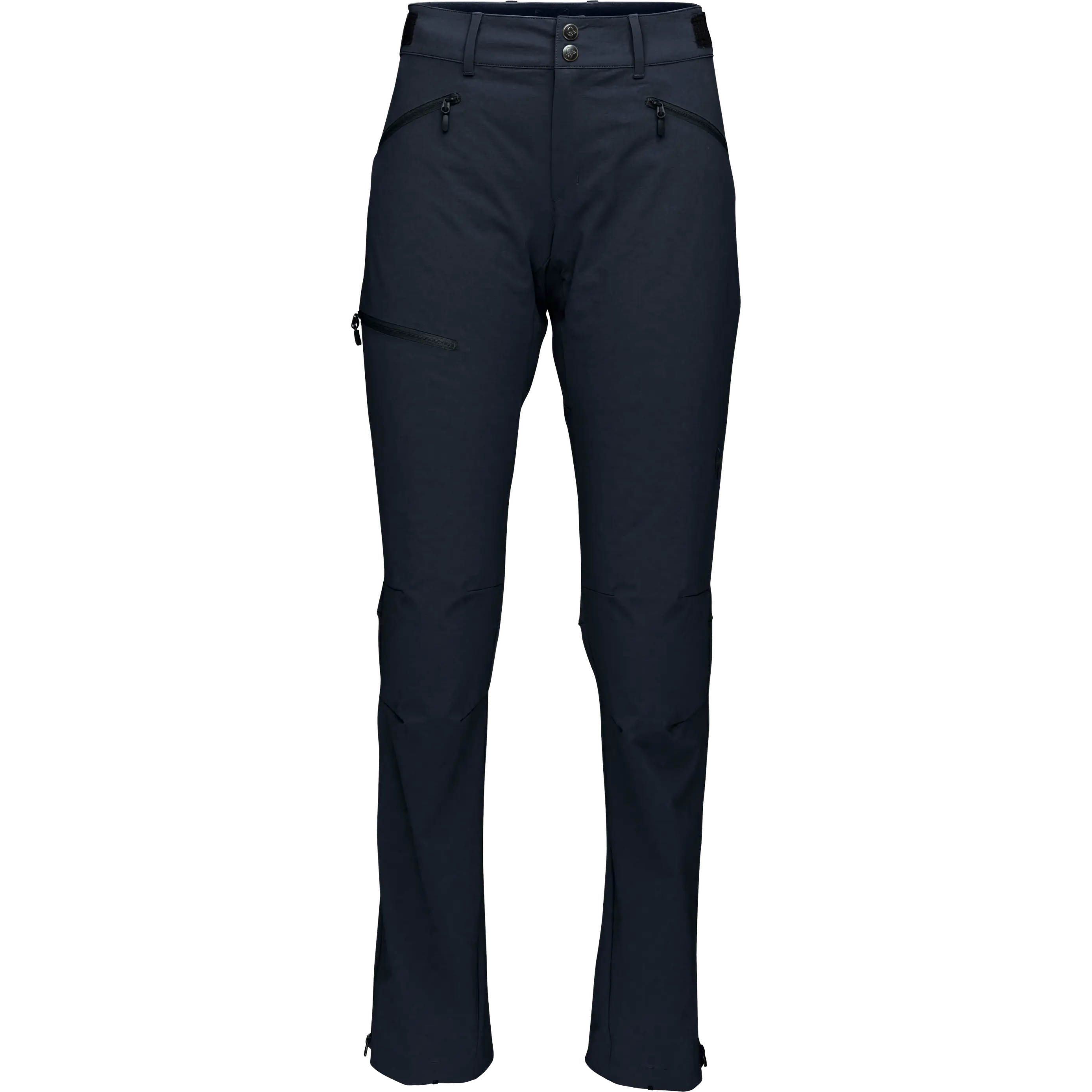 Norrøna Falketind Flex1 Pants Women - Caviar Black - XL - Vandrebukser