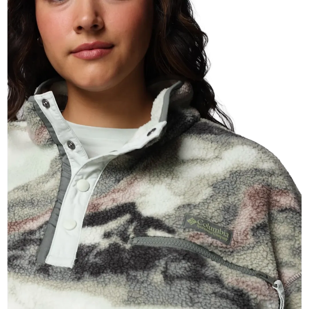 Helvetia II Printed Cropped Half Snap Wo
