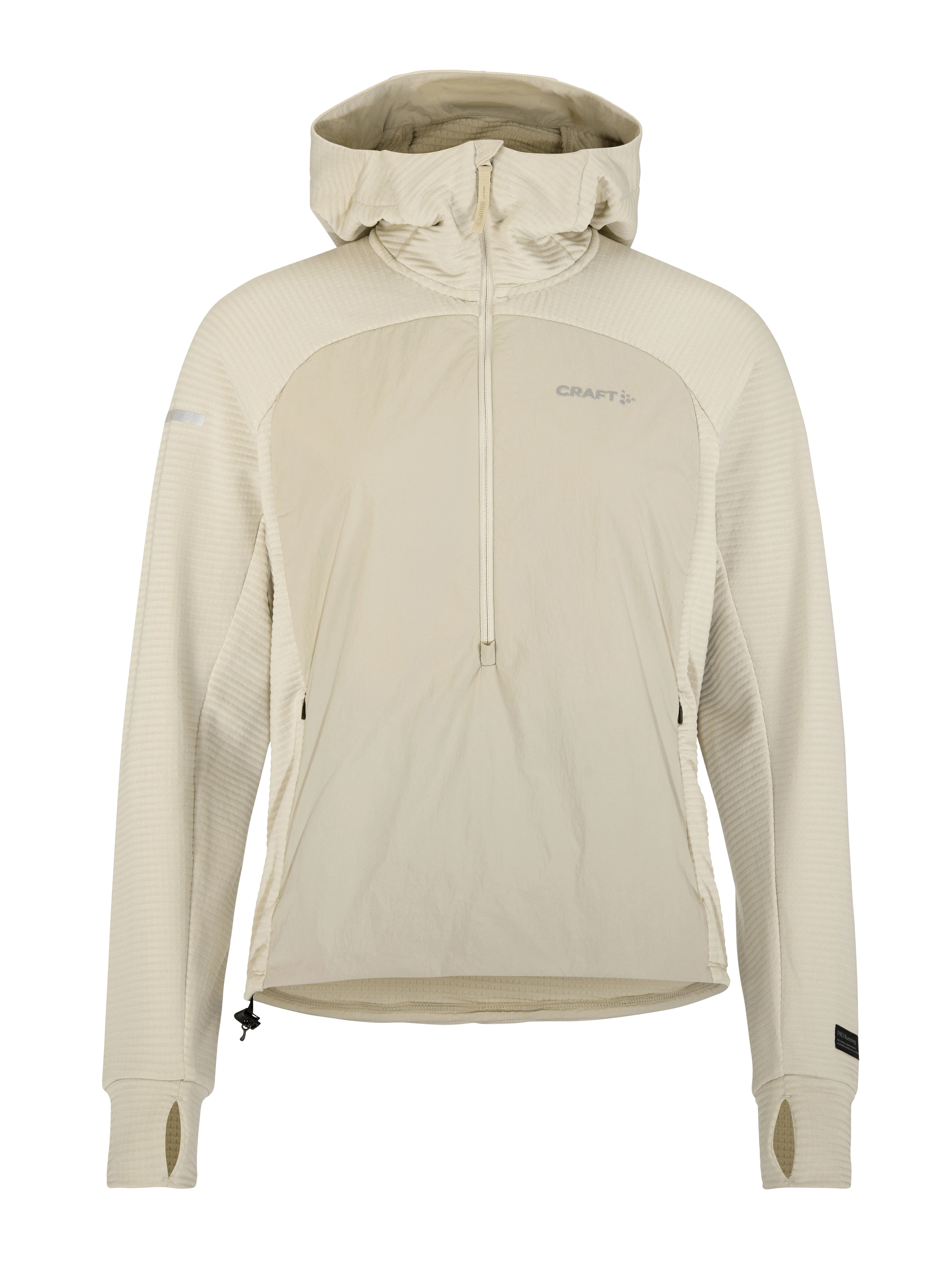 Craft Subz Light Hood Sweater Women - Plaster - XXL - Løbetrøjer