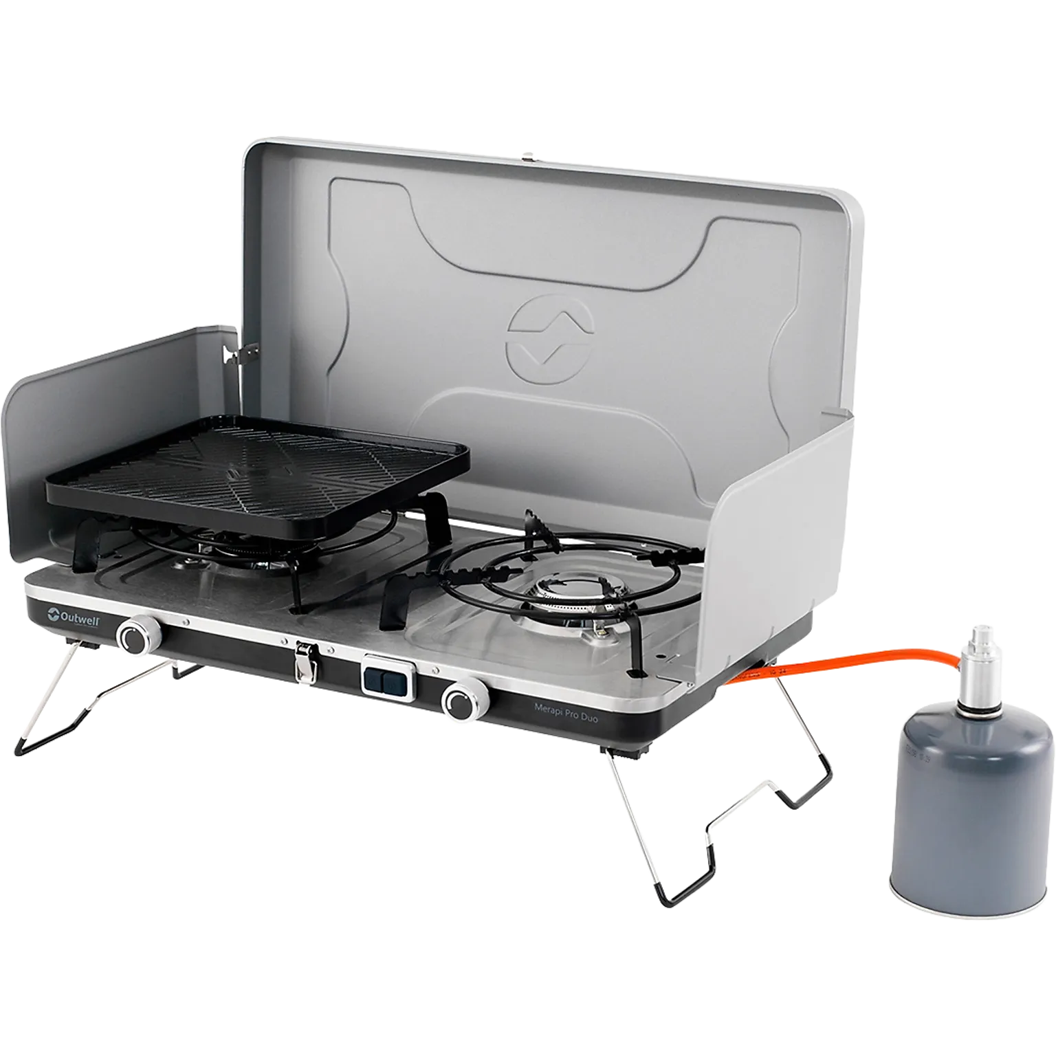 Merapi Pro Duo Deluxe gasblus - Silver Grey
