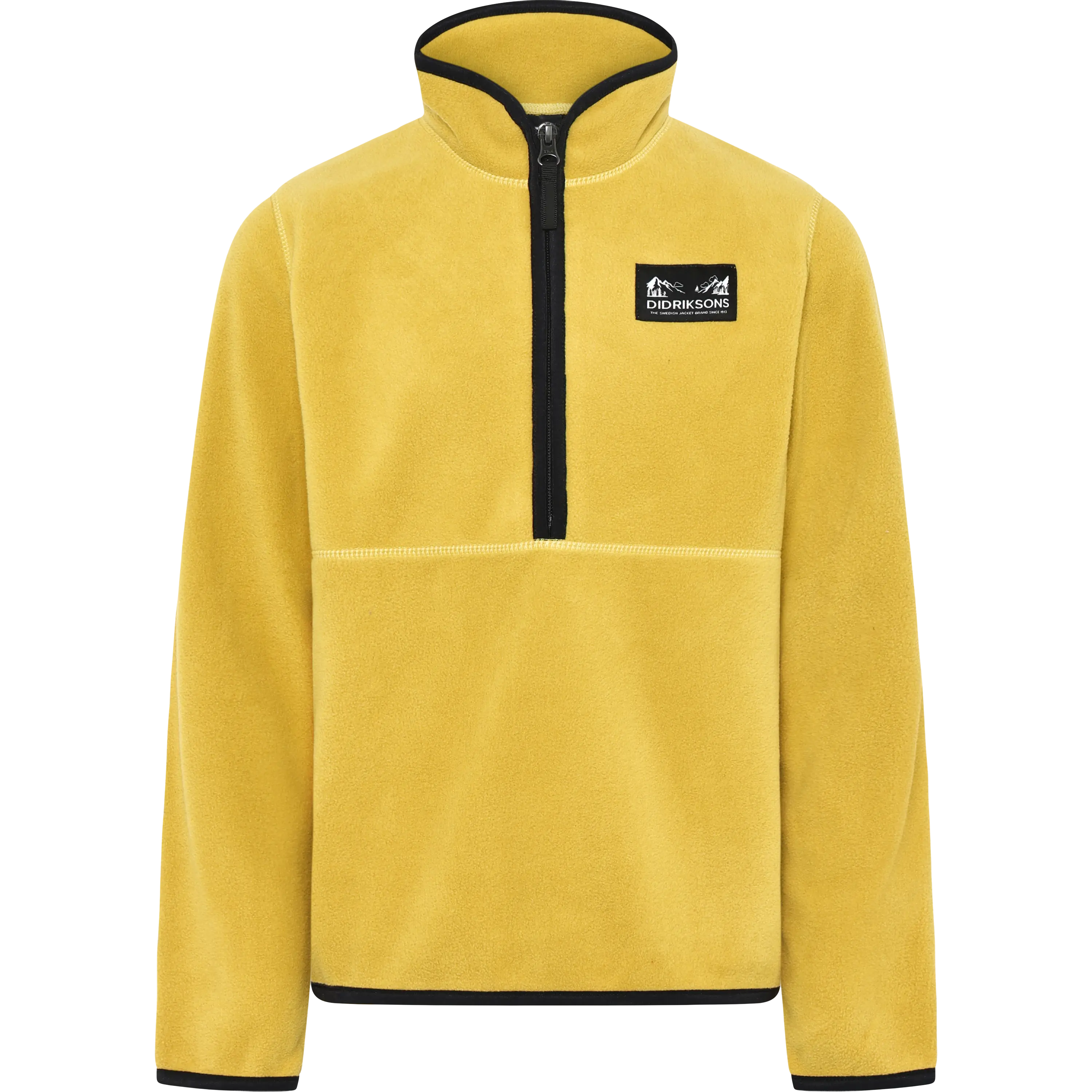 Didriksons Rubi Half Zip Kids - Yellow Pollen - 120 cm - Fleecetrøjer til børn