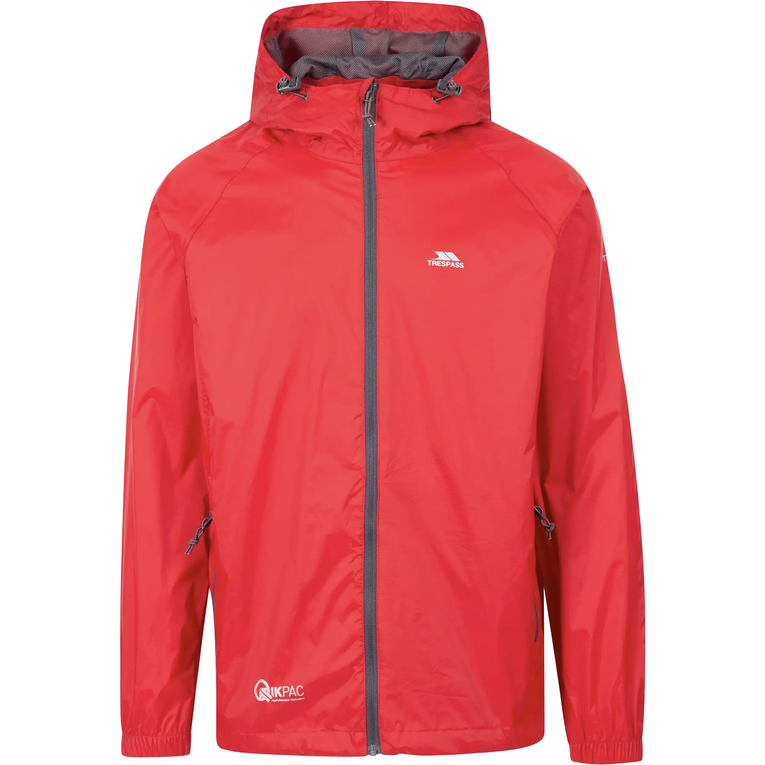Trespass QIKPAC JACKET herreregnjakke - Red - S - Regnjakker