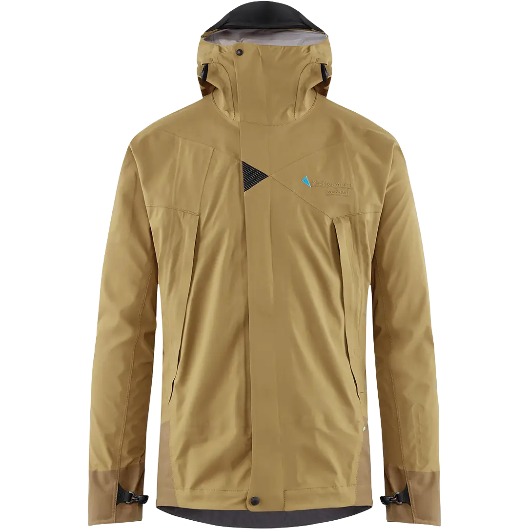 Klättermusen Allgrön 2.0 Jacket Men regnjakke - Dark Straw - M - Regnjakker