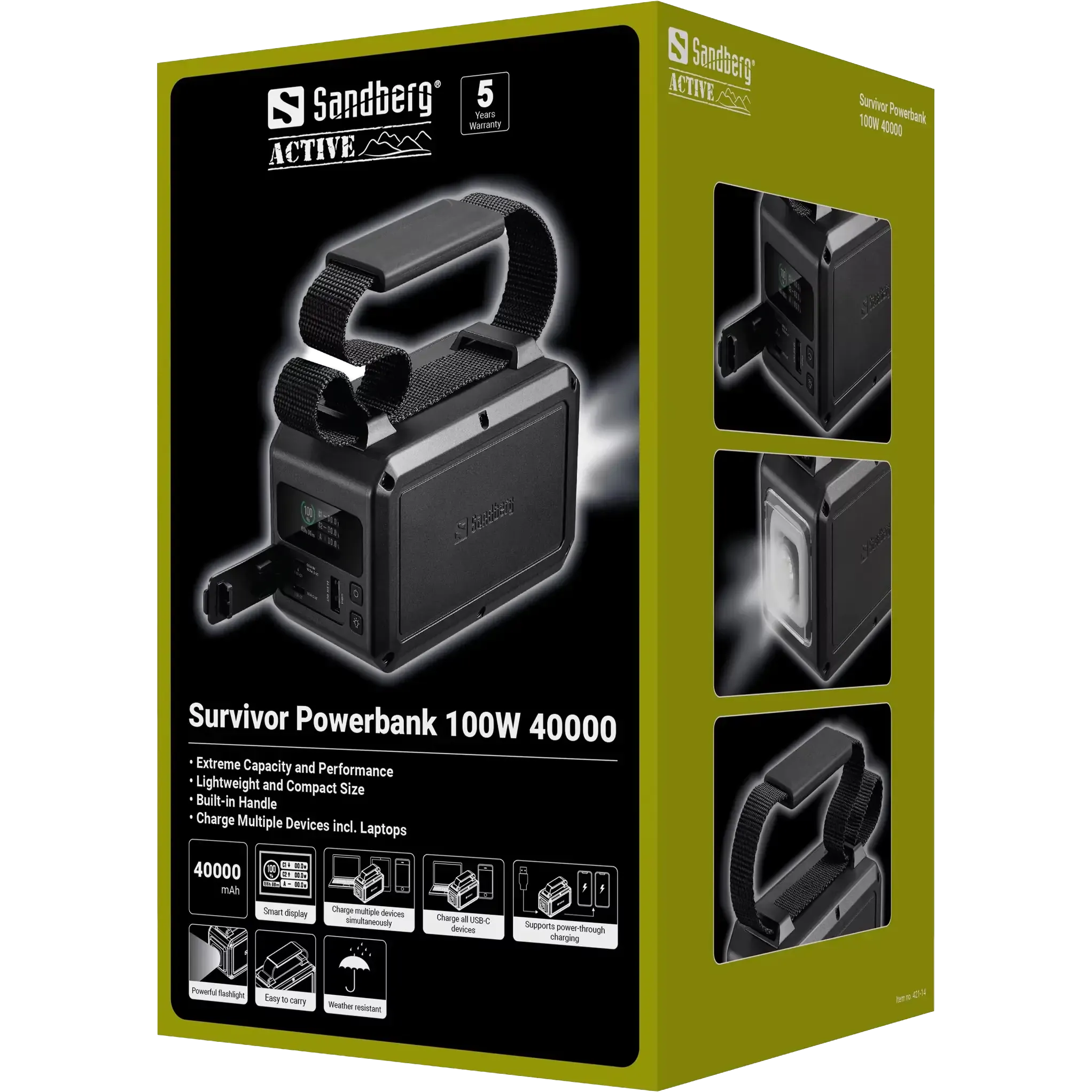 40.000 Survivor Powerbank 100W