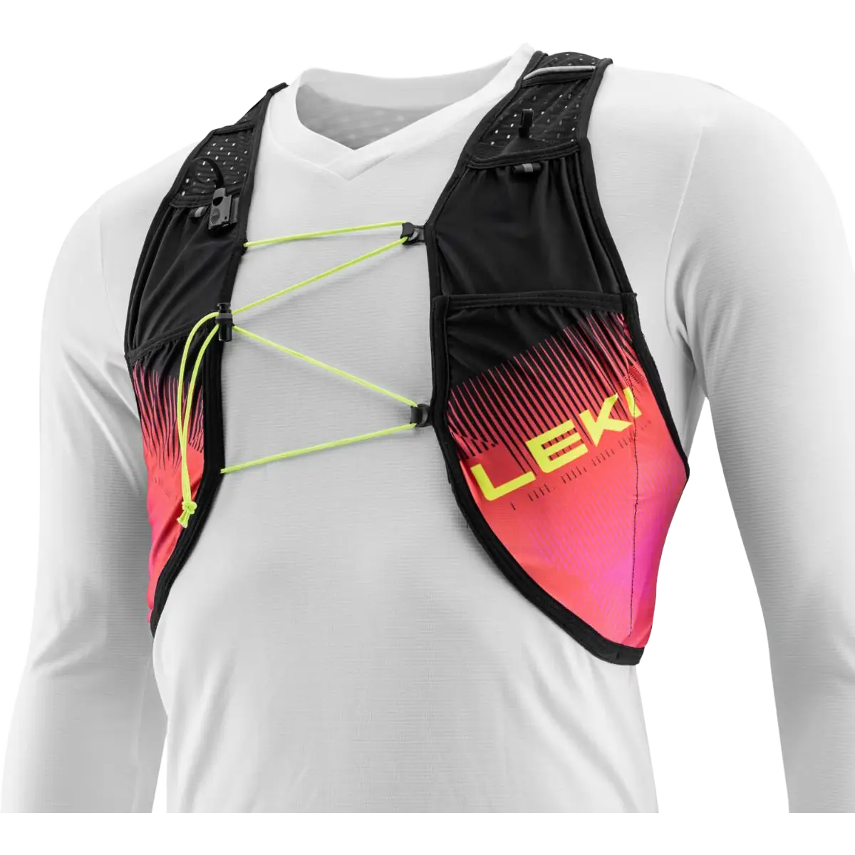 LEKI Trail Running Quiver Vest - Black - L/XL - Løberygsække