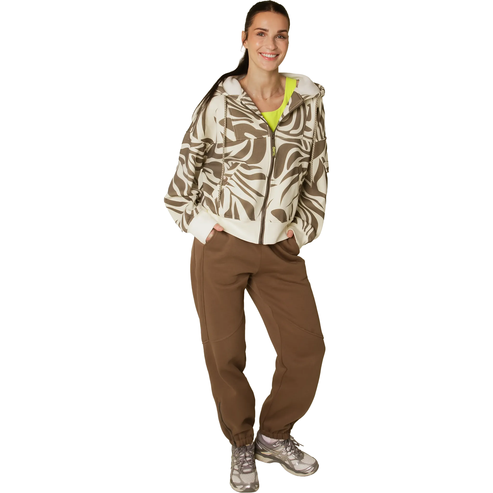 Roam Sweatshirt Zip Hooded Jacket Women