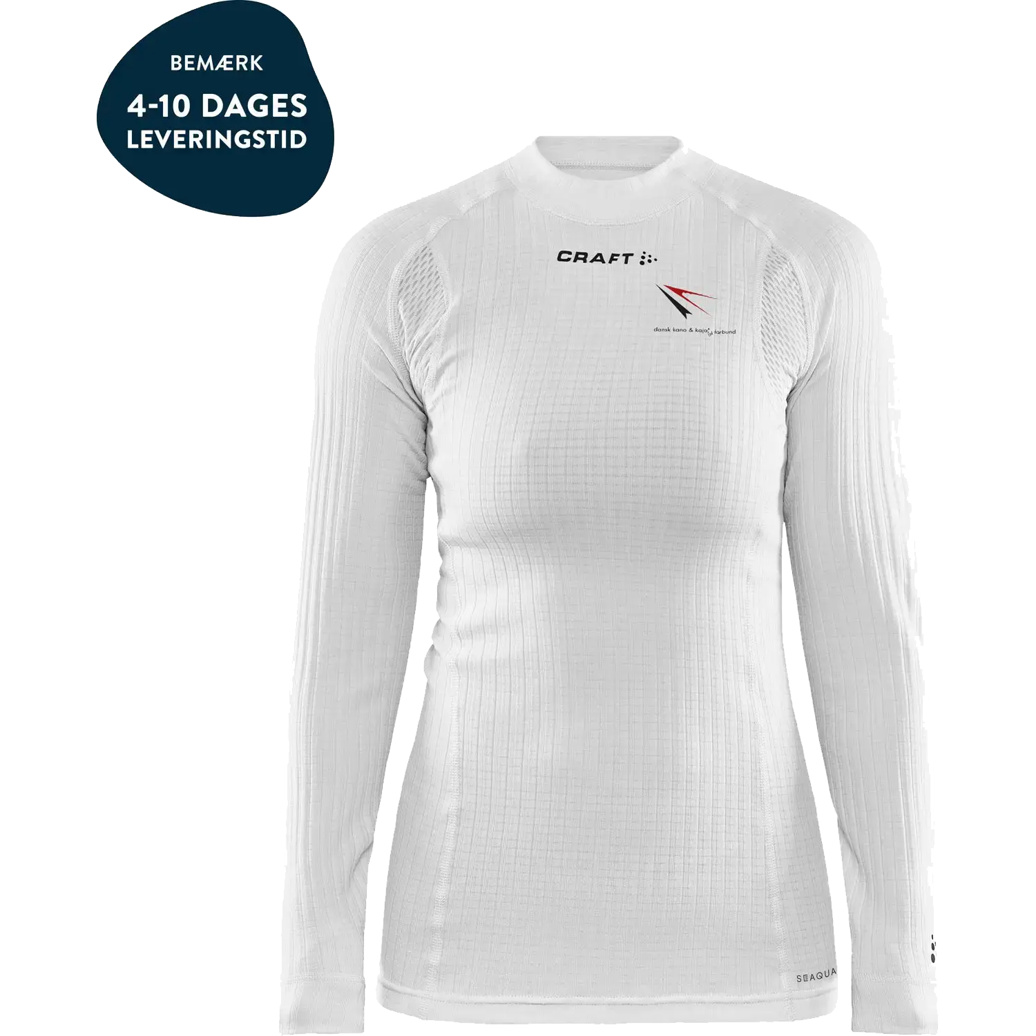 Craft Active Extreme X Cn Ls Women M/Logo DKF - White - XXL - Dansk Kano og Kajak Forbund