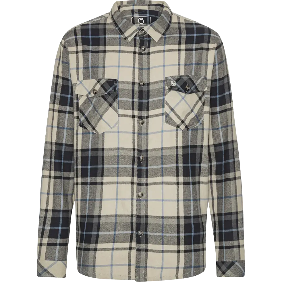 Superstainable Dümmer Flannel Shirt Men skjorte - Eucalyptus - Langærmet skjorter