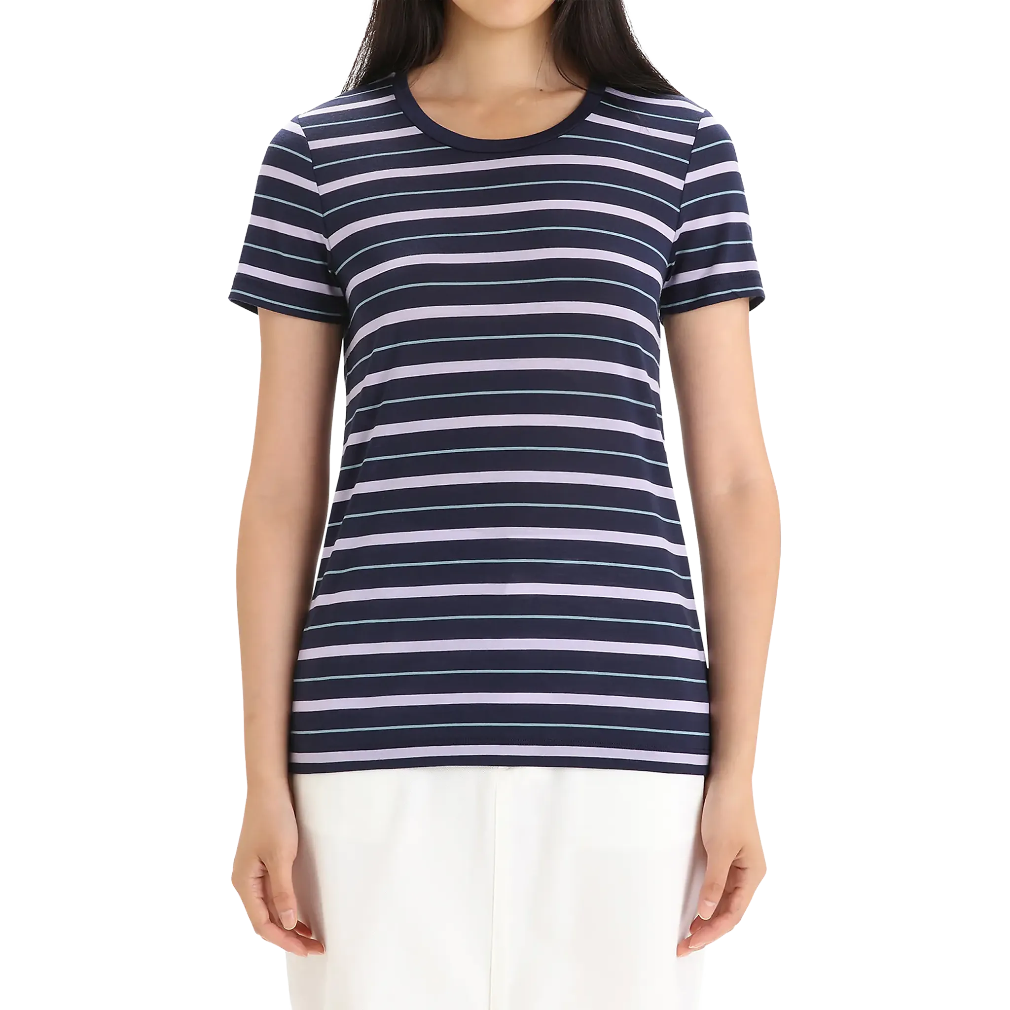 Wave SS Tee Stripe Women