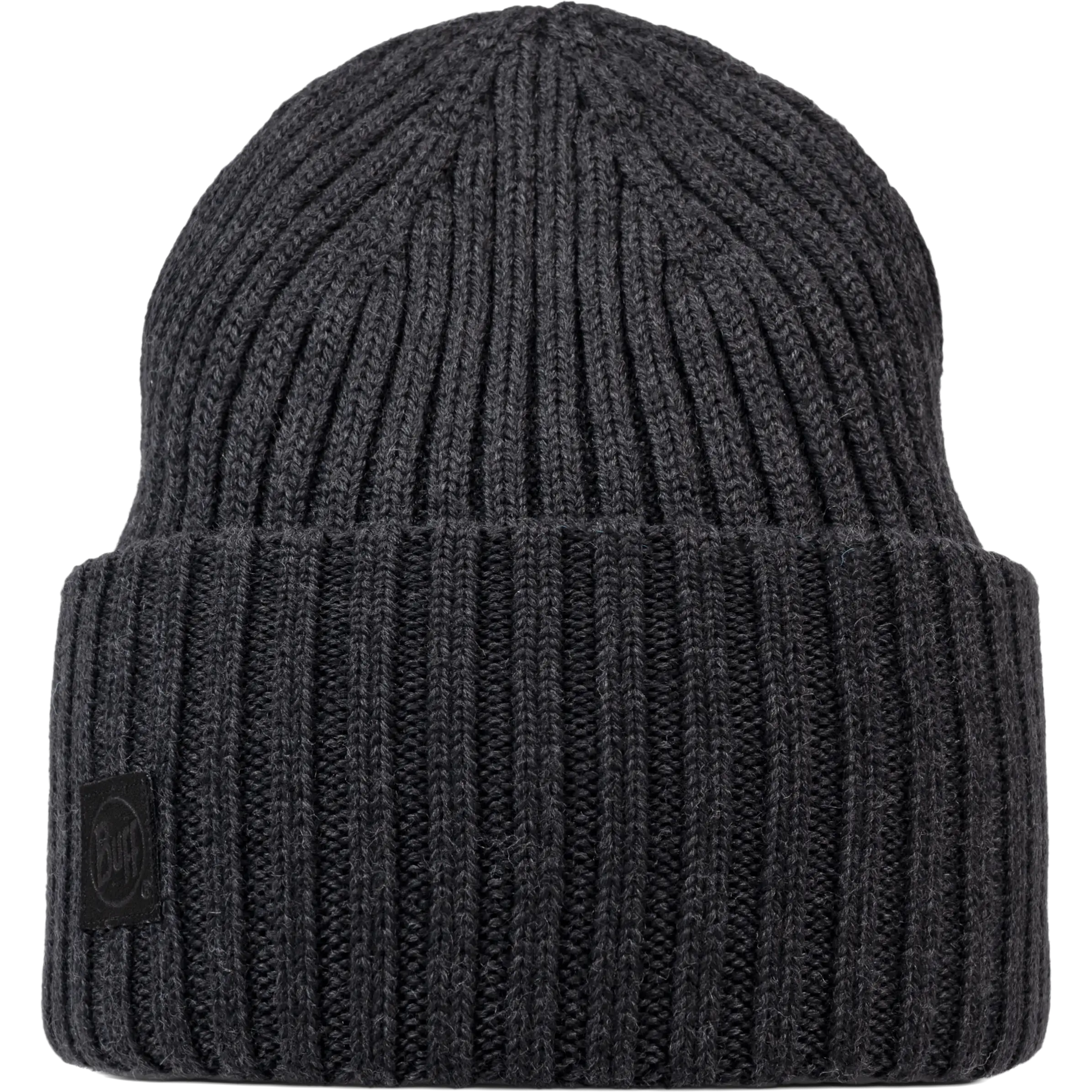Buff Knitted Beanie - Erviny Graphite - One size - Huer