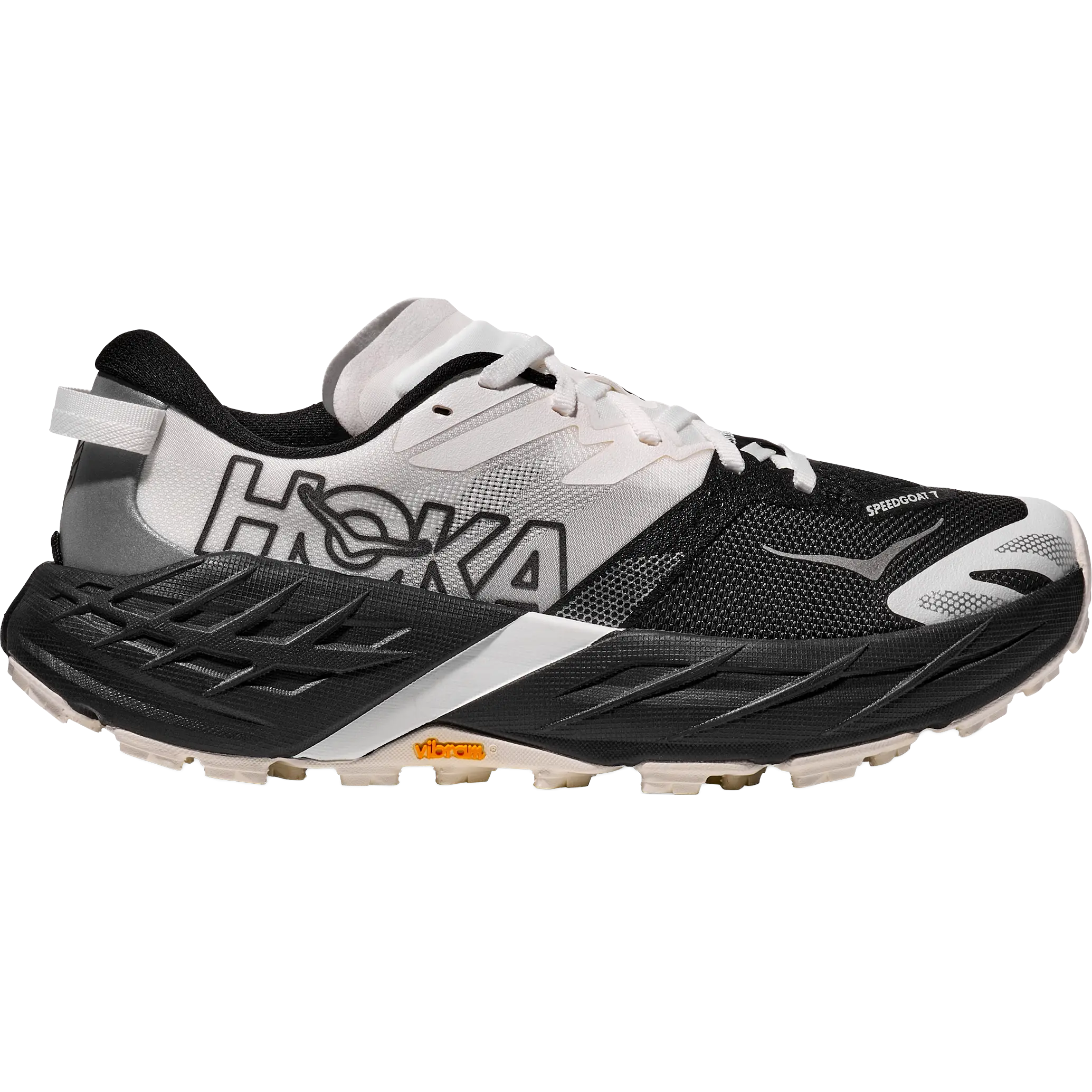 HOKA One One Speedgoat 7 Women - Black/White - US8,5 / 40 2/3 - Trailsko