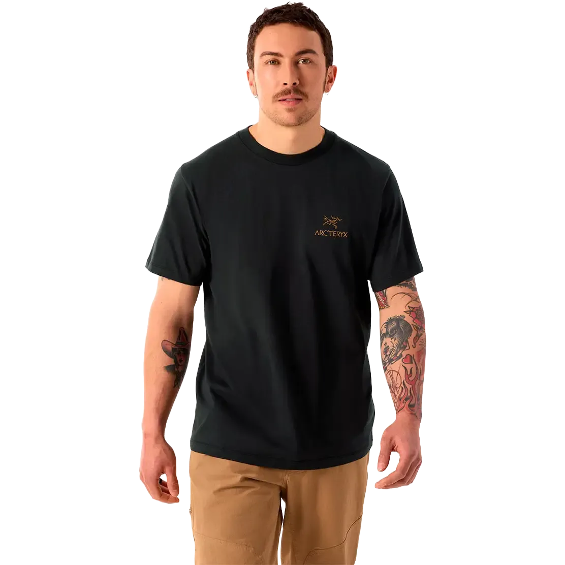 Kragg SL Cotton Bird Word SS Men herr-T-shirt