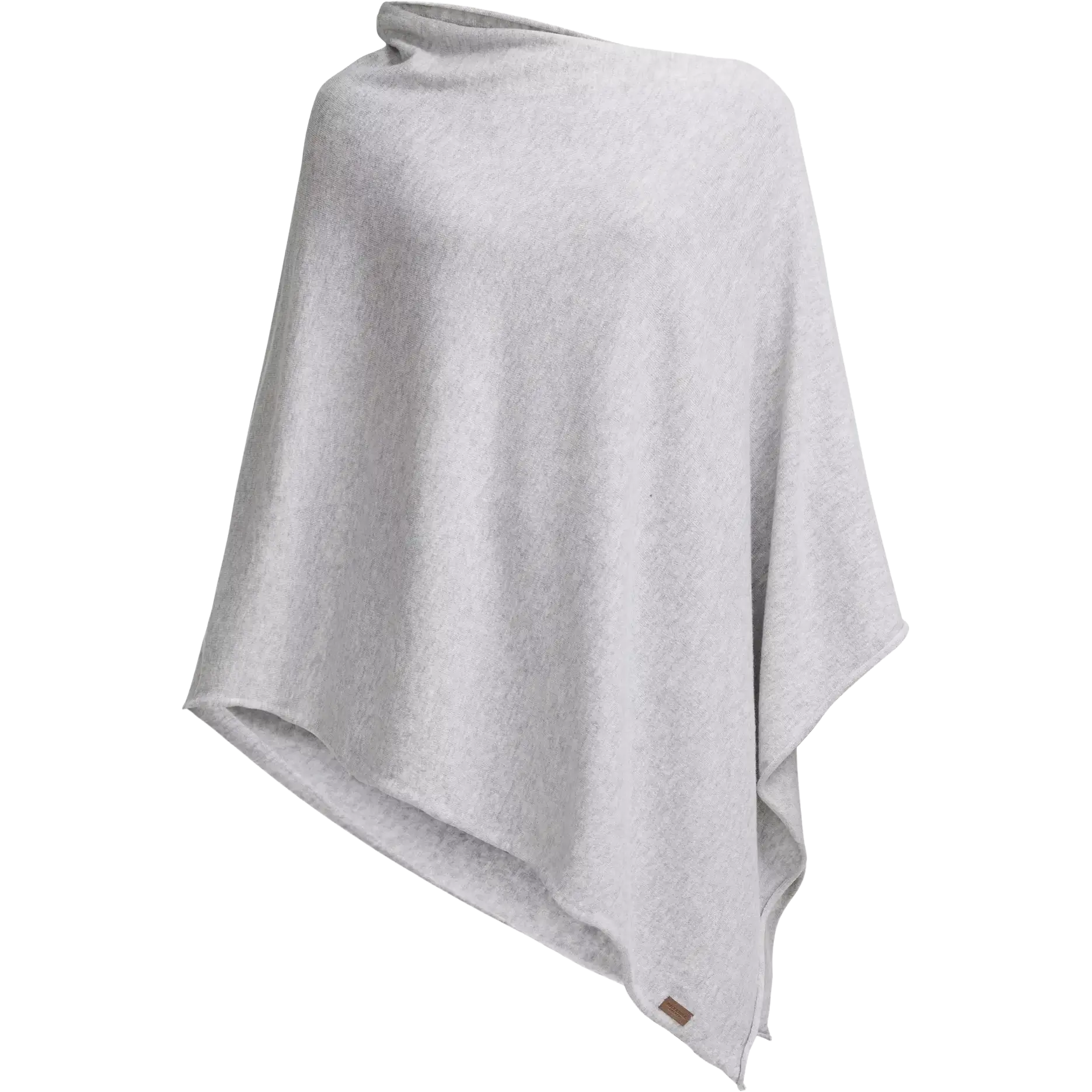 Holebrook Sofie Poncho - Sandmelange - One size - Striktrøjer