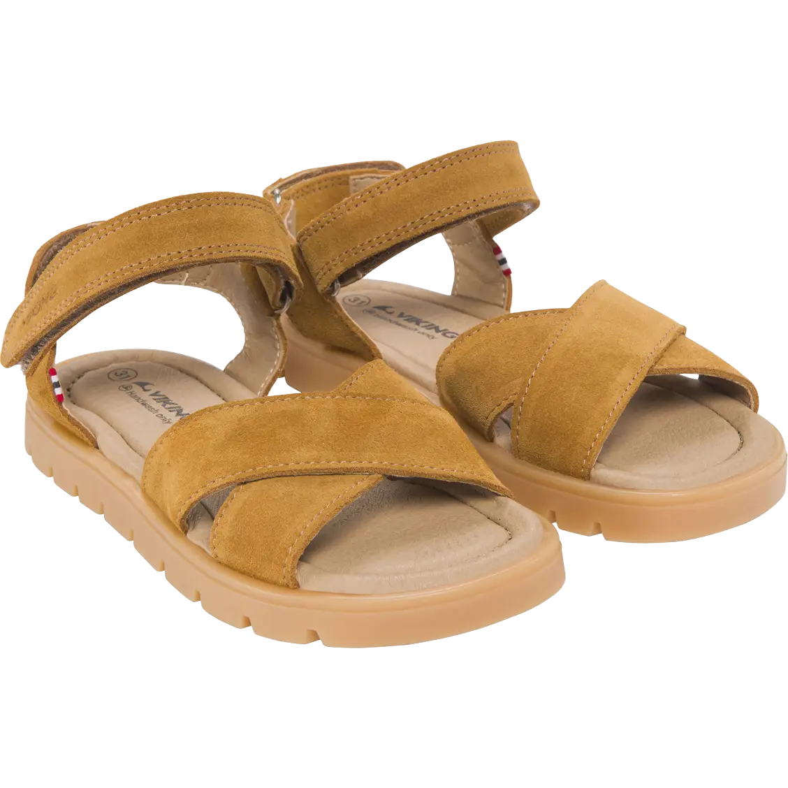 Viking Lerk Sandal 2V Kids - Camel - 31 - Hverdagssandaler til børn
