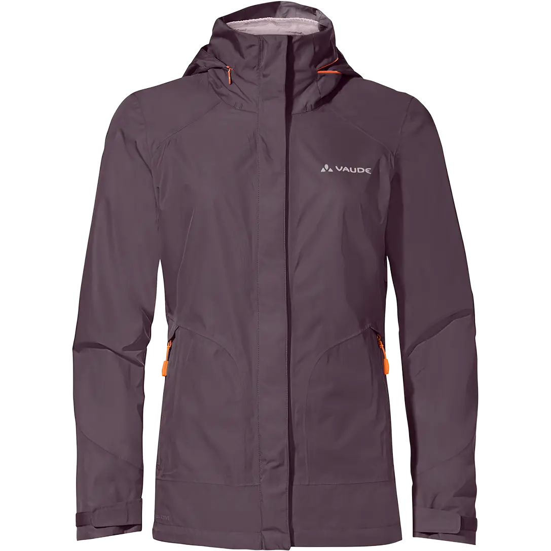 Vaude Elope Jacket Women regnjakke - Blackberry - 46 - Regnjakker