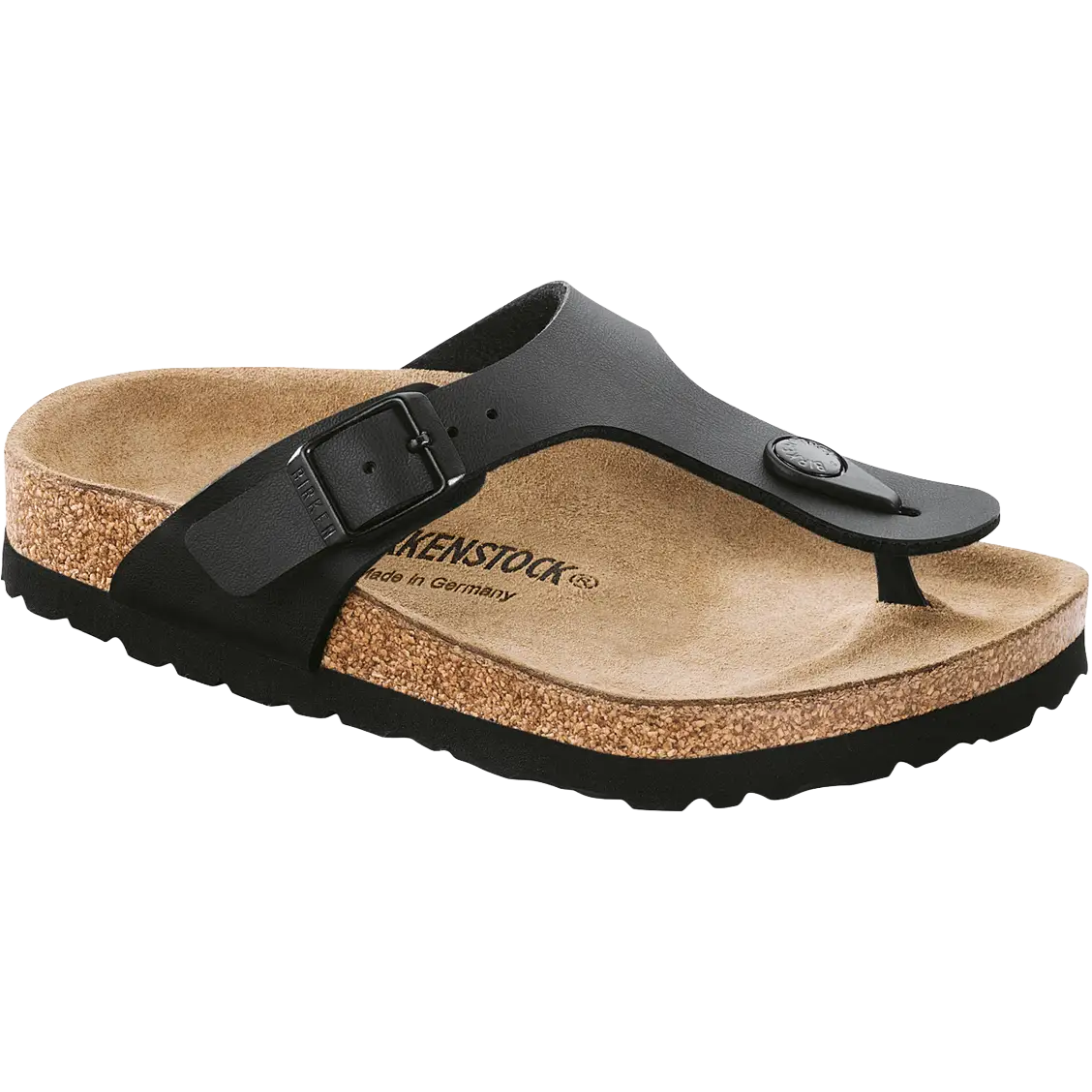 Birkenstock Gizeh Birko-Flor Kids sandal - Black - 33 - Hverdagssandaler til børn
