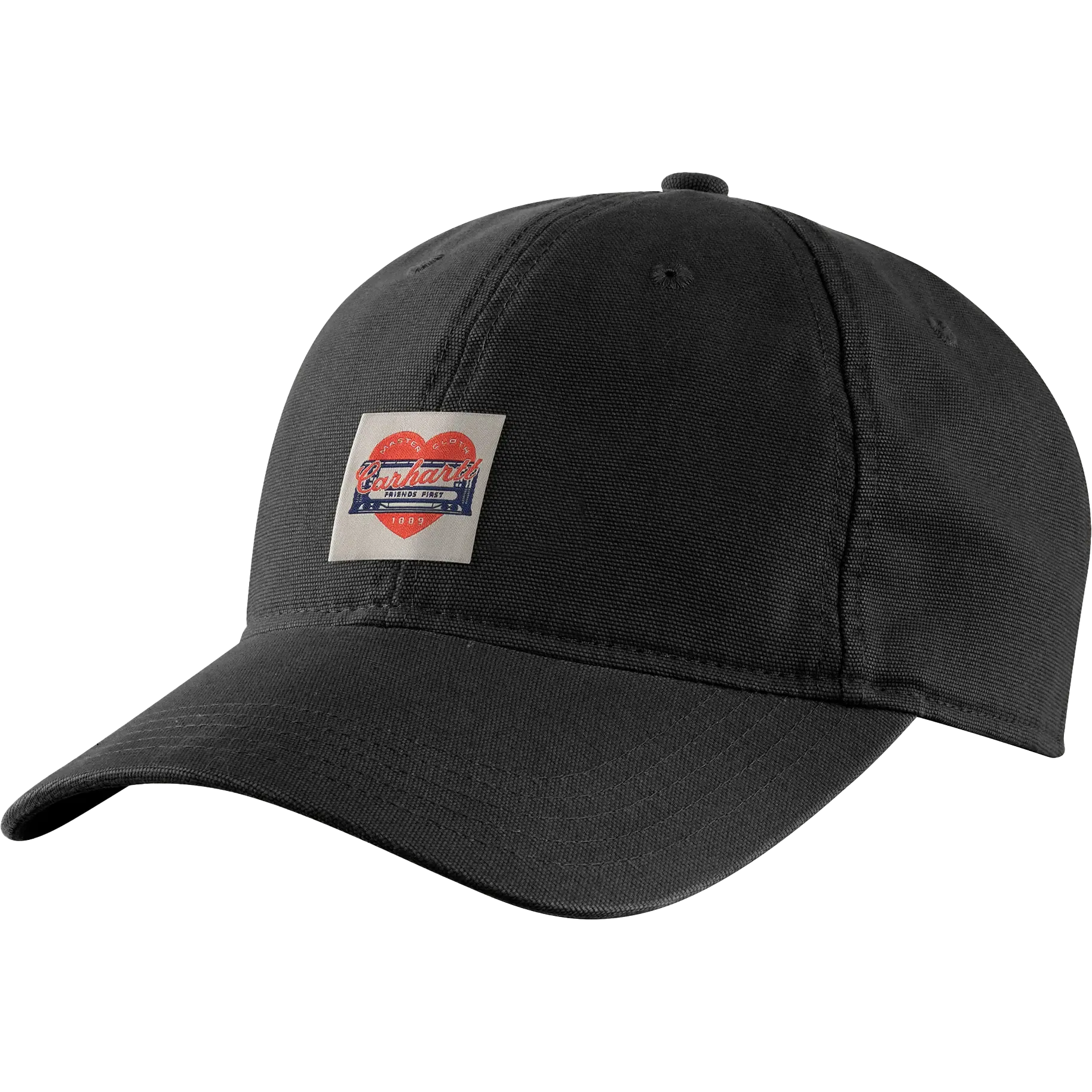 Heart Patch Canvas Cap Women