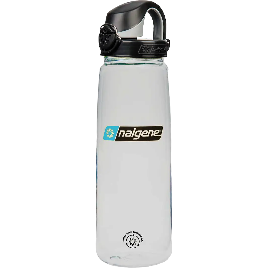 Nalgene OTF Sustain 700 ml flaske - Clear / Black - One size - Vandflaske