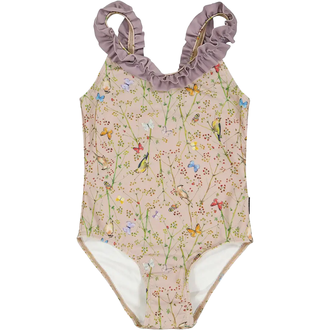 Mikk-Line Swimsuit Recycled AOP badedragt - Nirvana - 80/86 - Badedragt til børn