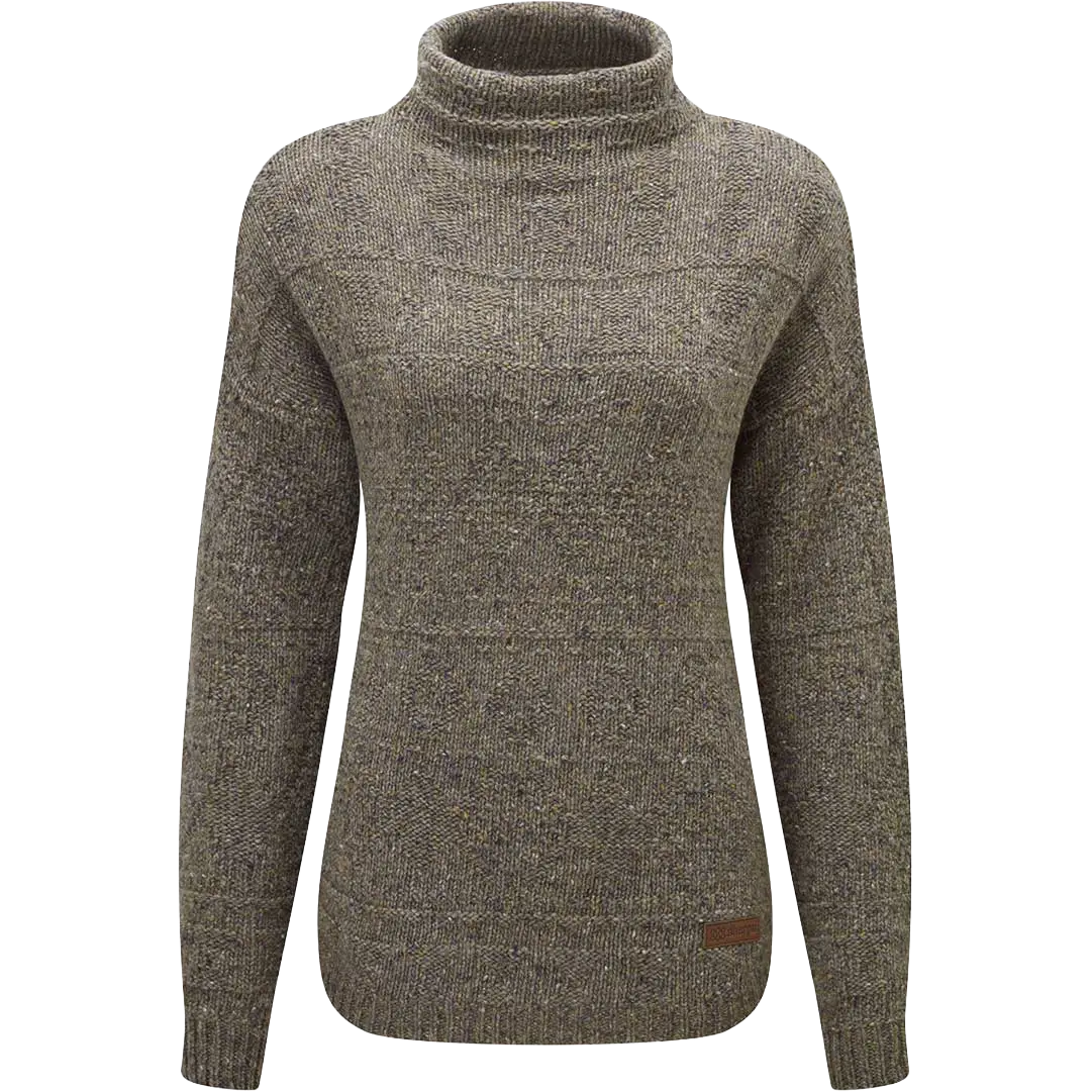Sherpa Yuden Pullover Sweater damesweater - Maato Grey - XL - Striktrøjer