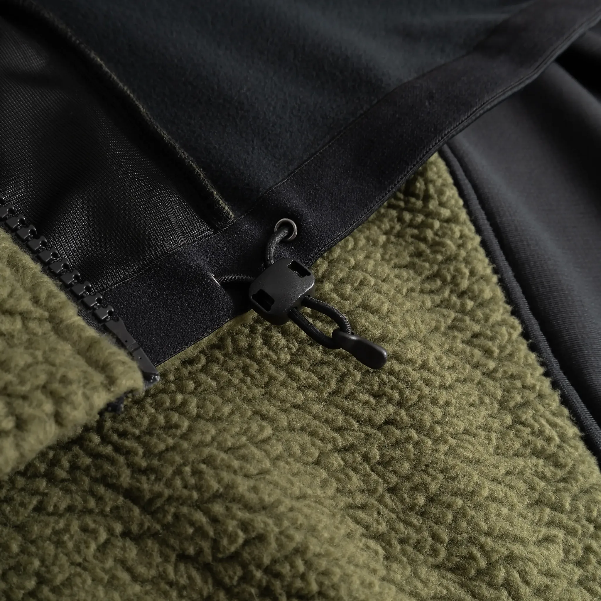 Tindur Shearling Zipped Hoodie Men