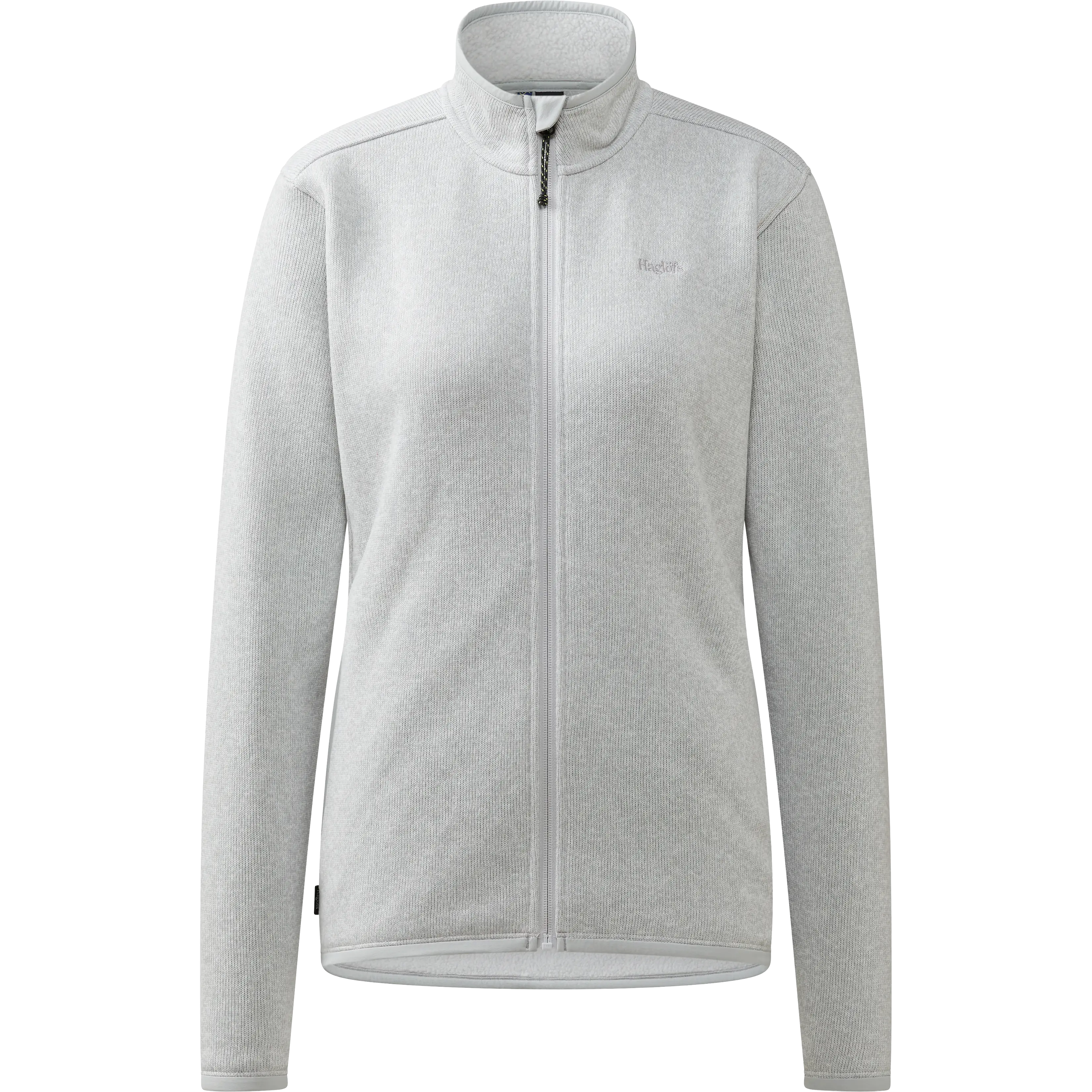 Haglöfs Swook II Mid Jacket Women - Stone Grey - M - Fleecejakker