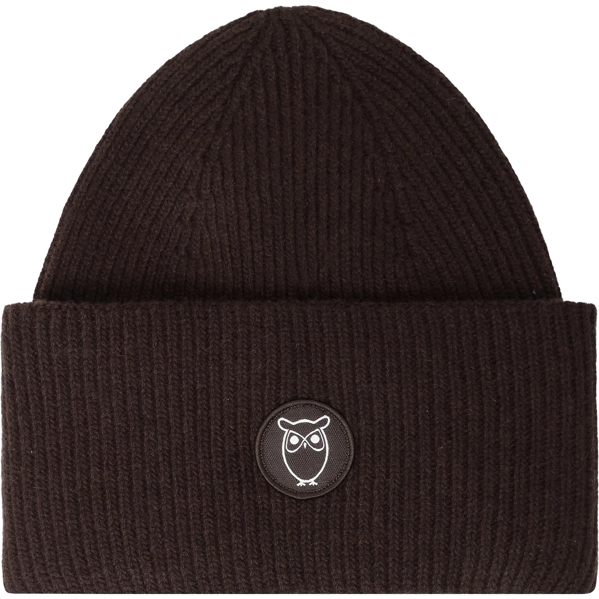 Wool Badge Beanie Women