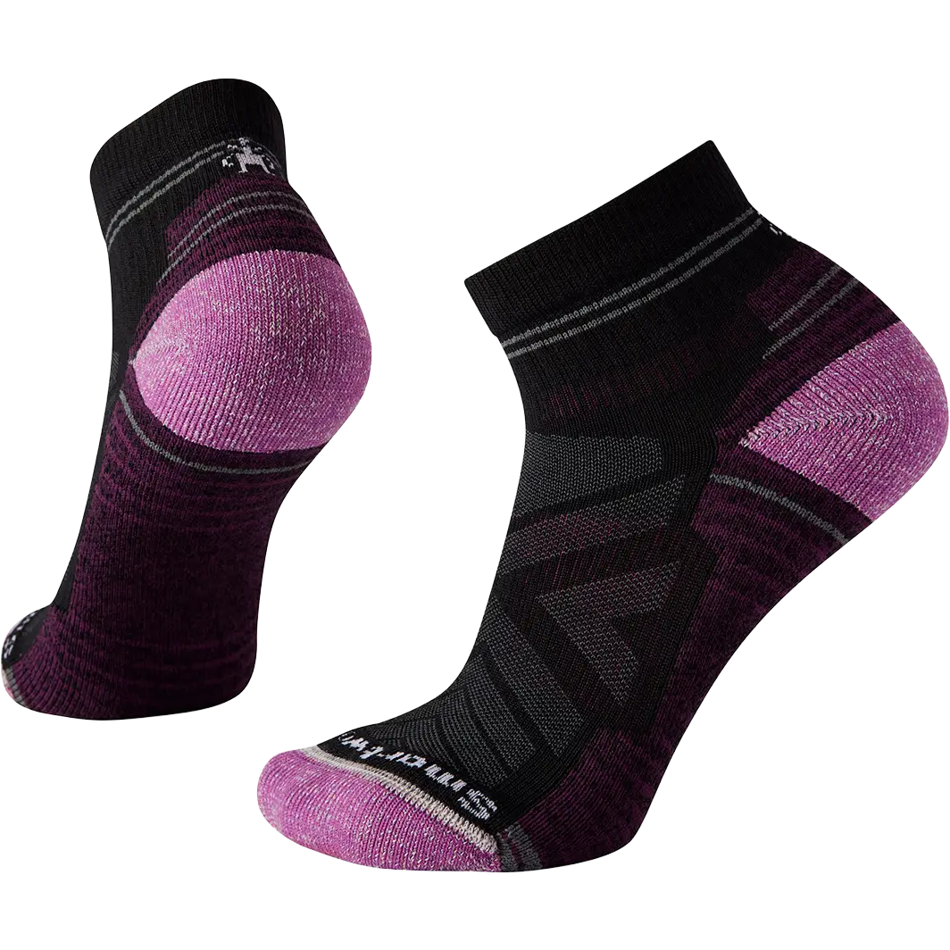 Smartwool Hike Light Cushion Ankle WMS uldsokker - Black - L/42-45 - Uldsokker til børn