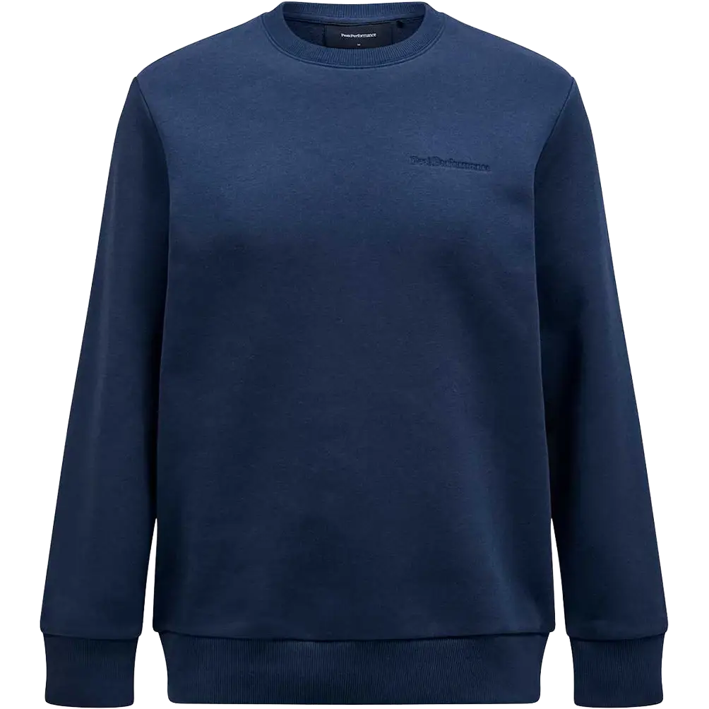 Peak Performance Original Small Logo Crew Men - Blue Shadow - M - Sweatshirts