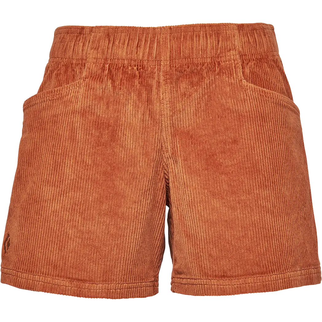 Black Diamond Dirtbag Corduroy Shorts Women - Moab Brown - L