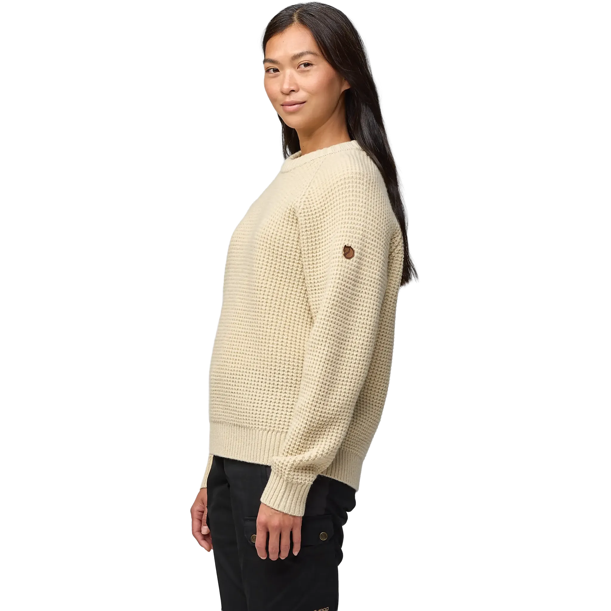 Övik Waffle Knit Women uldtrøje