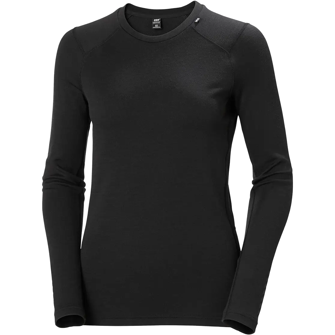 Helly Hansen Lifa Merino Midweight Crew Women undertrøje - Black - XL - Undertrøjer
