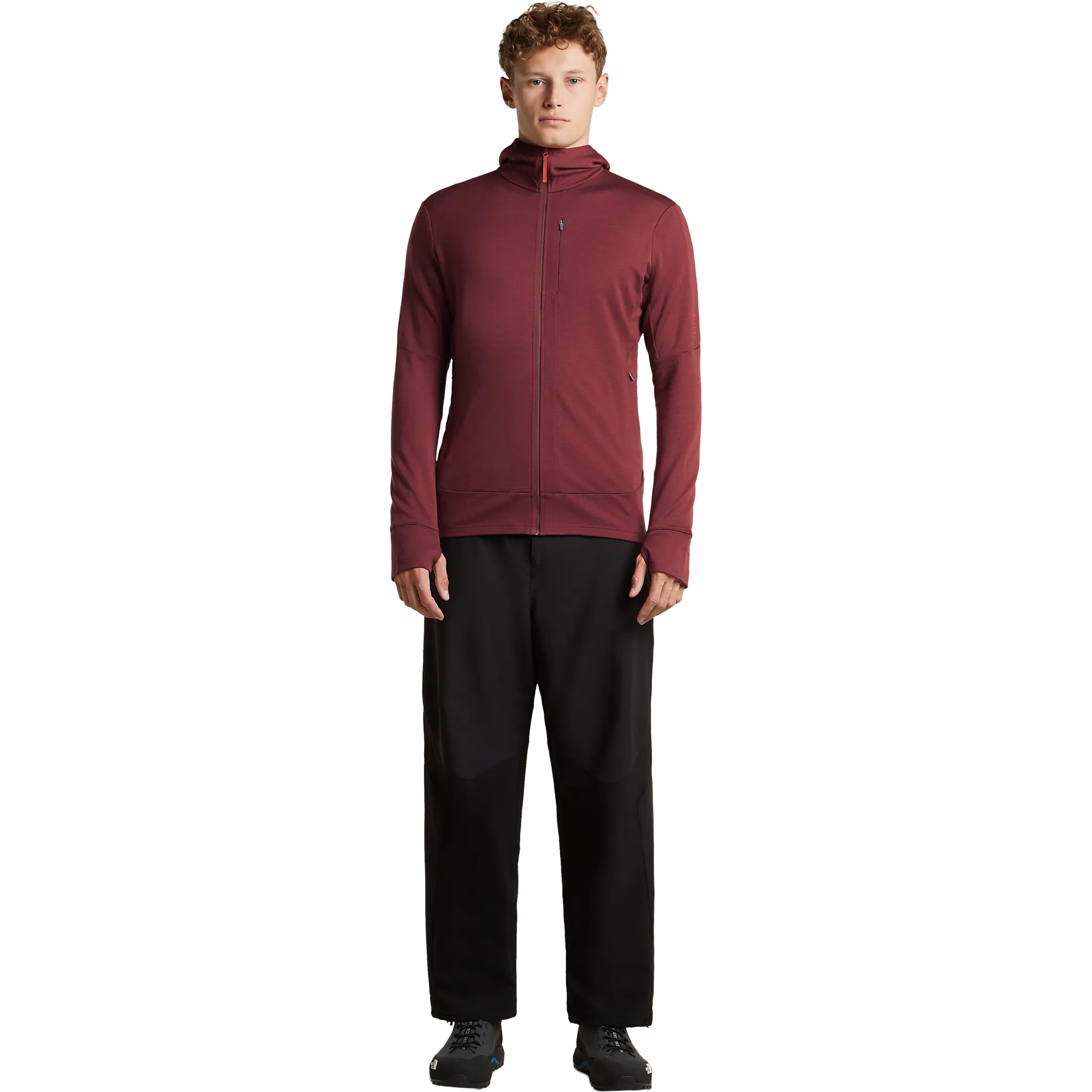 Quantum IV LS Zip Hood Men ulltröja