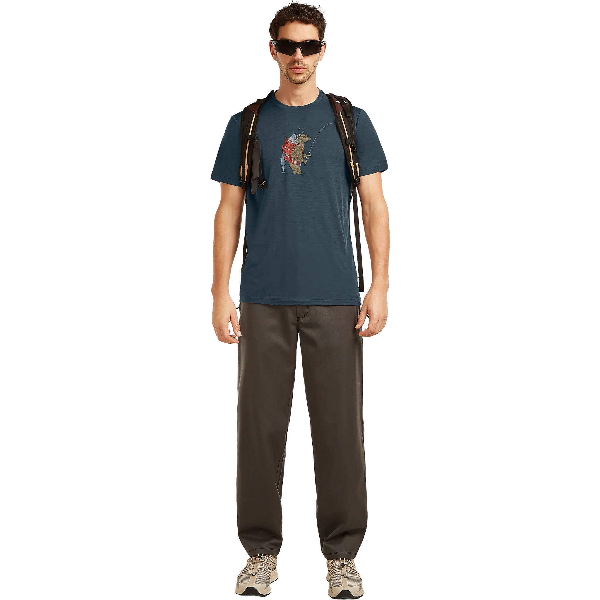 Tech Lite SS Tee Bear Catch Men