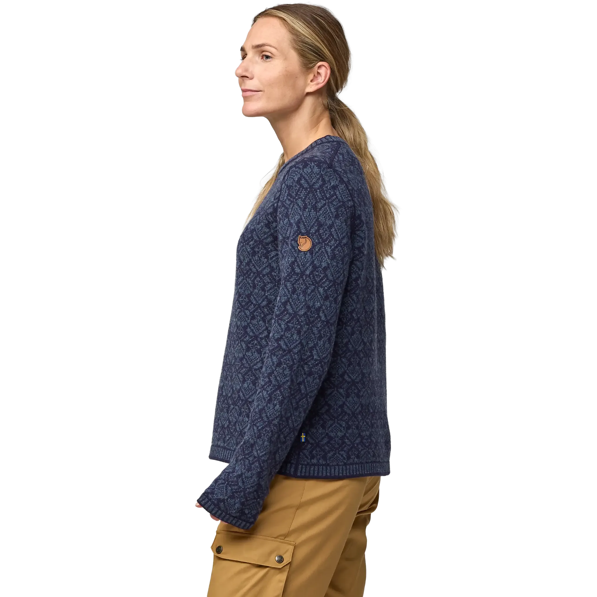 Snow Round Neck Sweater Women uldtrøje