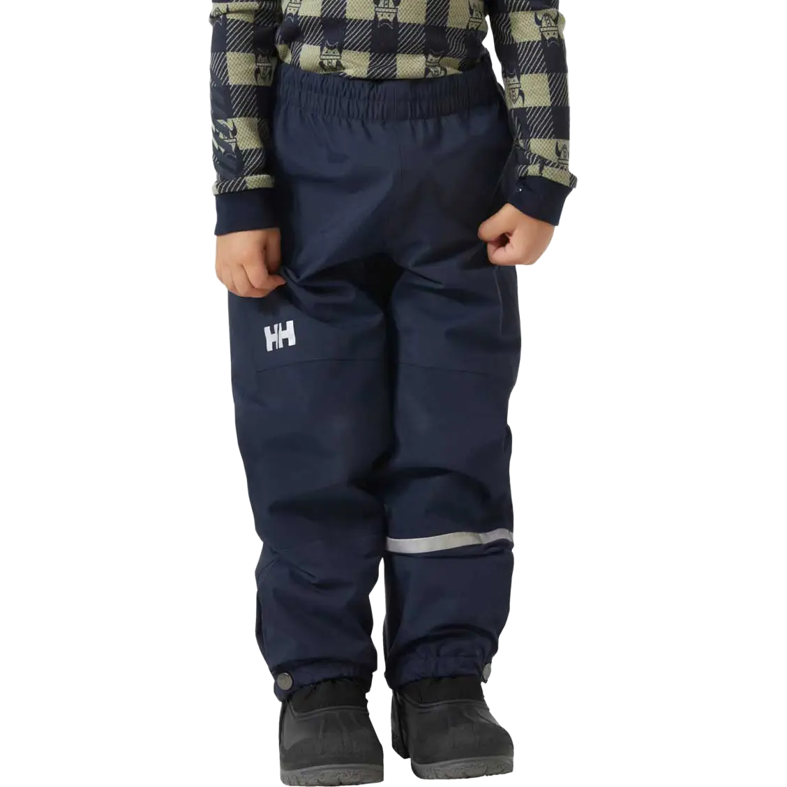 Helly Hansen Shelter HT Pant Kids regnbukser - Navy - 116 - Regnbukser til børn