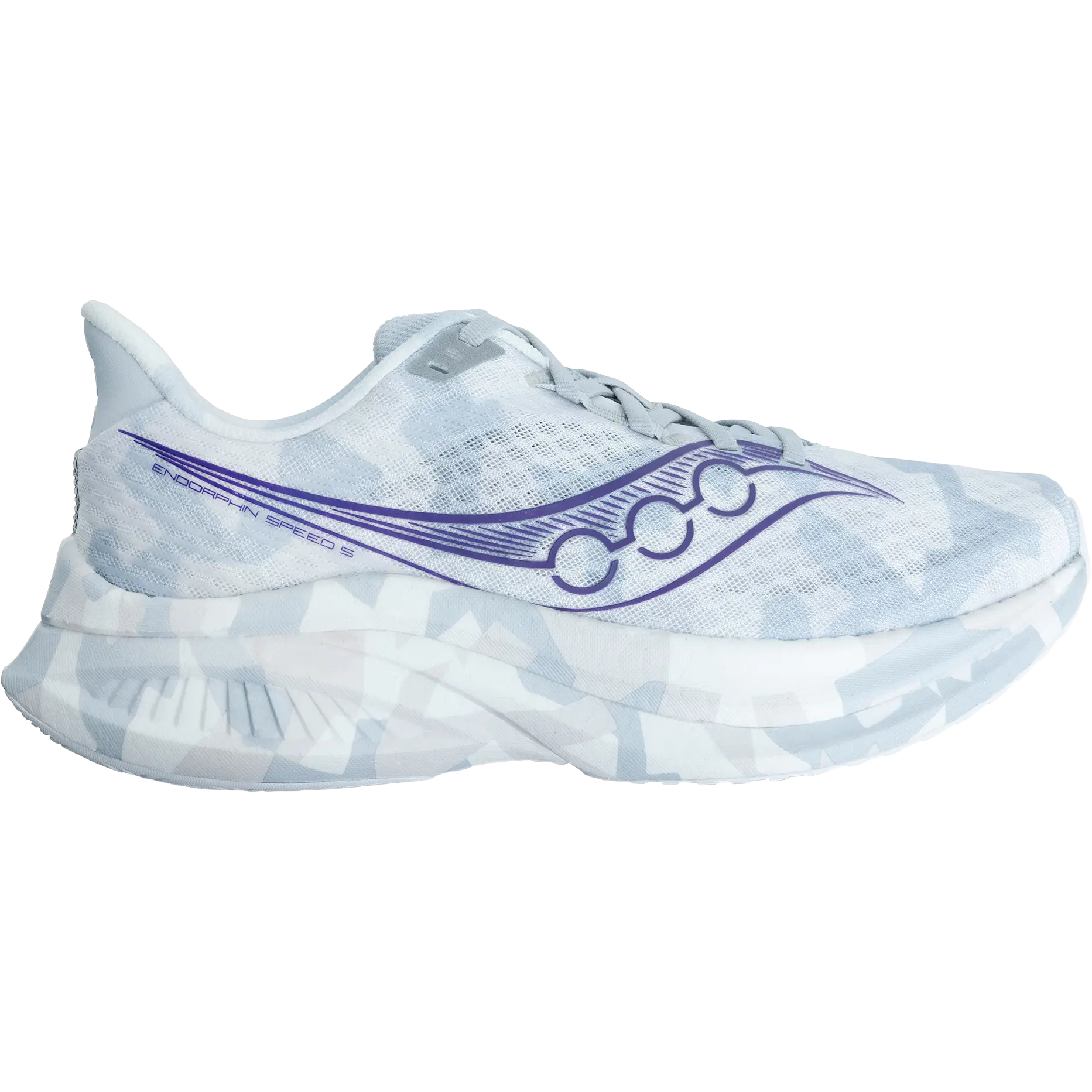 Saucony ENDORPHIN SPEED 5 Unisex - White/Cloud - US8,5/UK7,5/42 - Mængdetræningssko