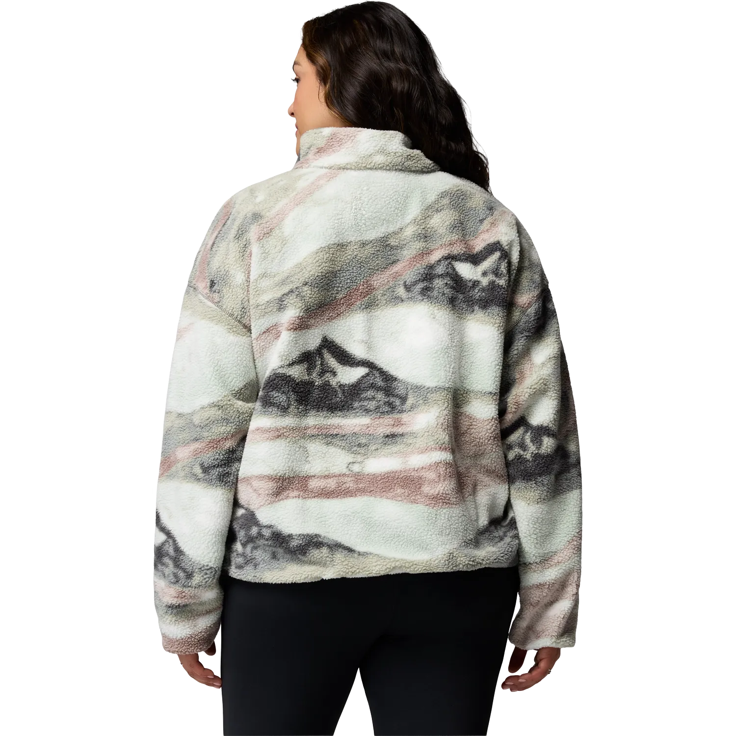 Helvetia II Printed Cropped Half Snap Wo