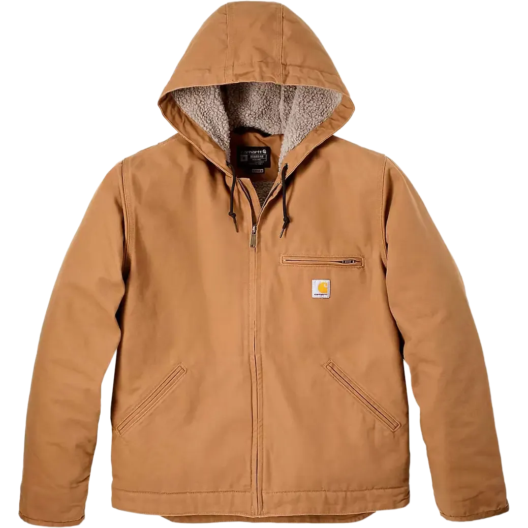 Washed Duck Sherpa Lined Jacket Men herrejakke