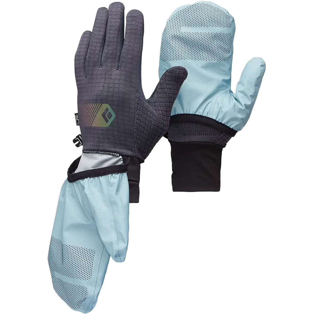 Black Diamond Gridtech Storm Hood Gloves handsker - Carbon/Glacier - XL - Handsker til Touch Screen