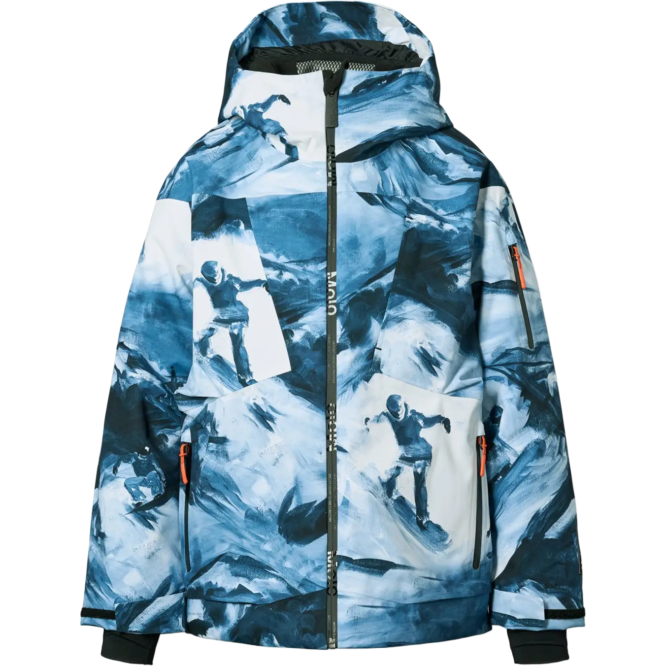 Molo Alpine Kids Skijakke - Arty Mountains - 164 - Vinterjakker til børn