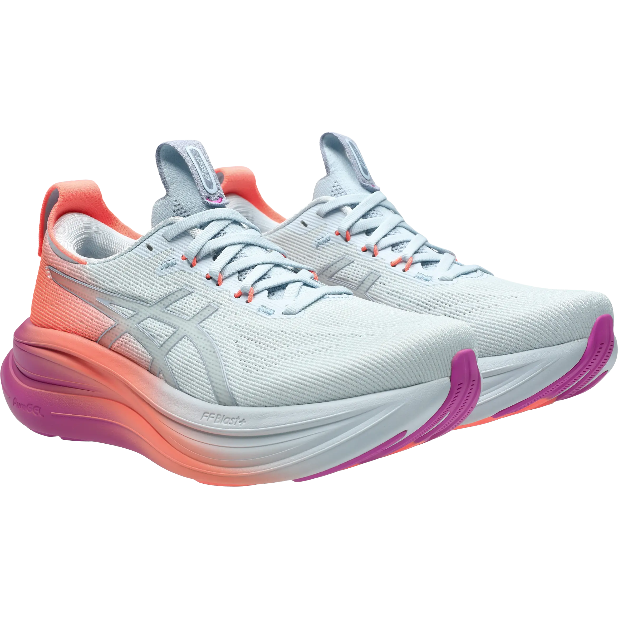 Asics Gel-Nimbus 28 Women - Sky/Digital Sakura - US8/UK6/39,5 - Løbesko
