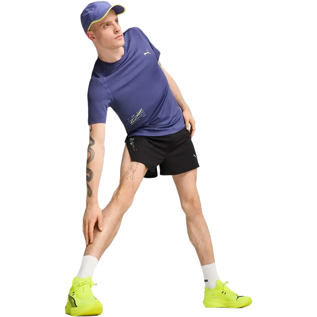 Run Graphic Mesh Tee Men